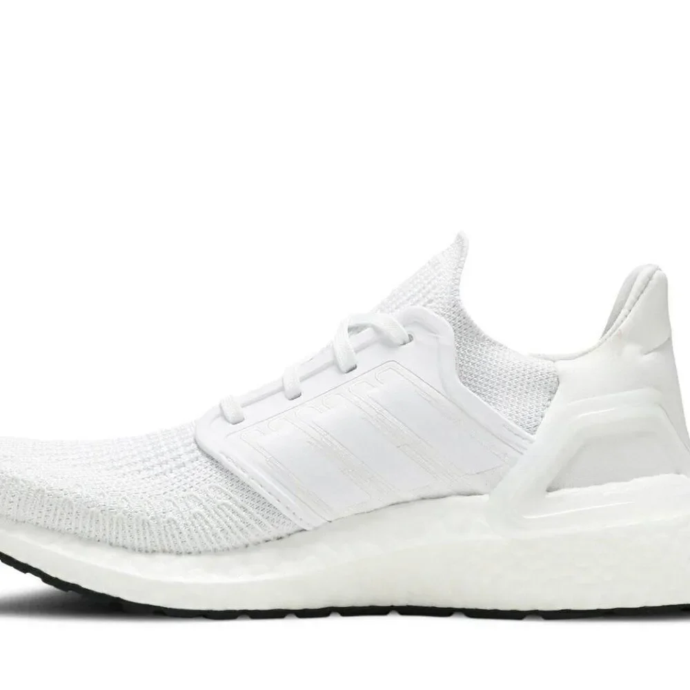 Adidas UltraBoost 20 Cloud White EG0713 Parley Prime Blue womens 11, mens 10